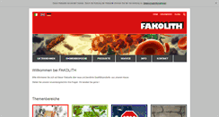 Desktop Screenshot of fakolith.de