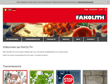 Tablet Screenshot of fakolith.de